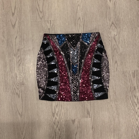 Express Dresses & Skirts - NWT! EXPRESS - sequence mini skirt, size XS, fits more like a small